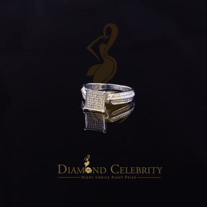 DiamondCelebritees 0.12CT Real Diamond 925 White Silver Engagement Womens promise Ring Sz 7