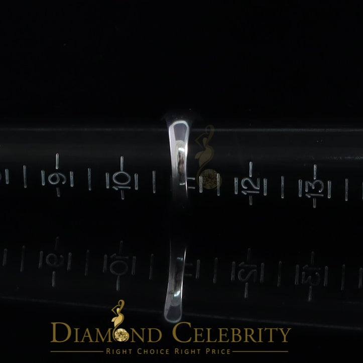 DiamondCelebritees 925 Silver White 1.50ct Cubic Zirconia Wide Oval Engagement Men's Ring Size 11