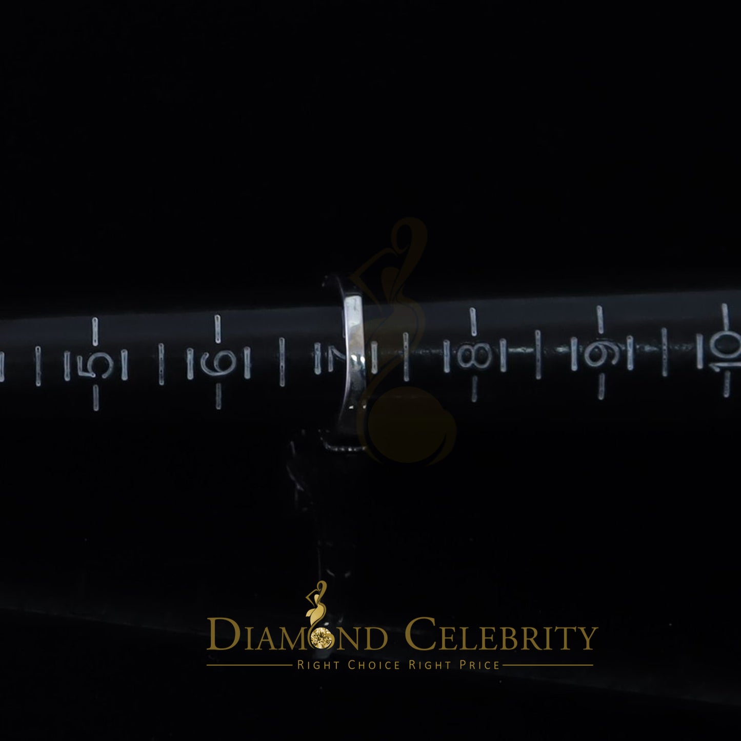 DiamondCelebritees 3. 00ct Cubic Zirconia Sterling White Silver Round Engagement Women's Ring SZ 7