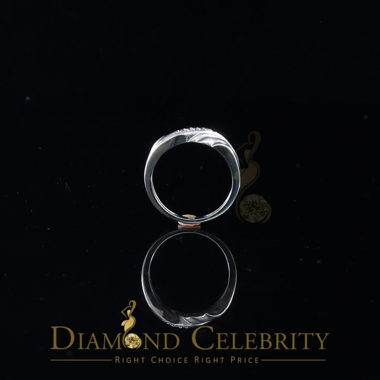 DiamondCelebritees 0.10ct White 925 Sterling Silver Shiny Cubic Zirconia Promise Womens Ring Size 6
