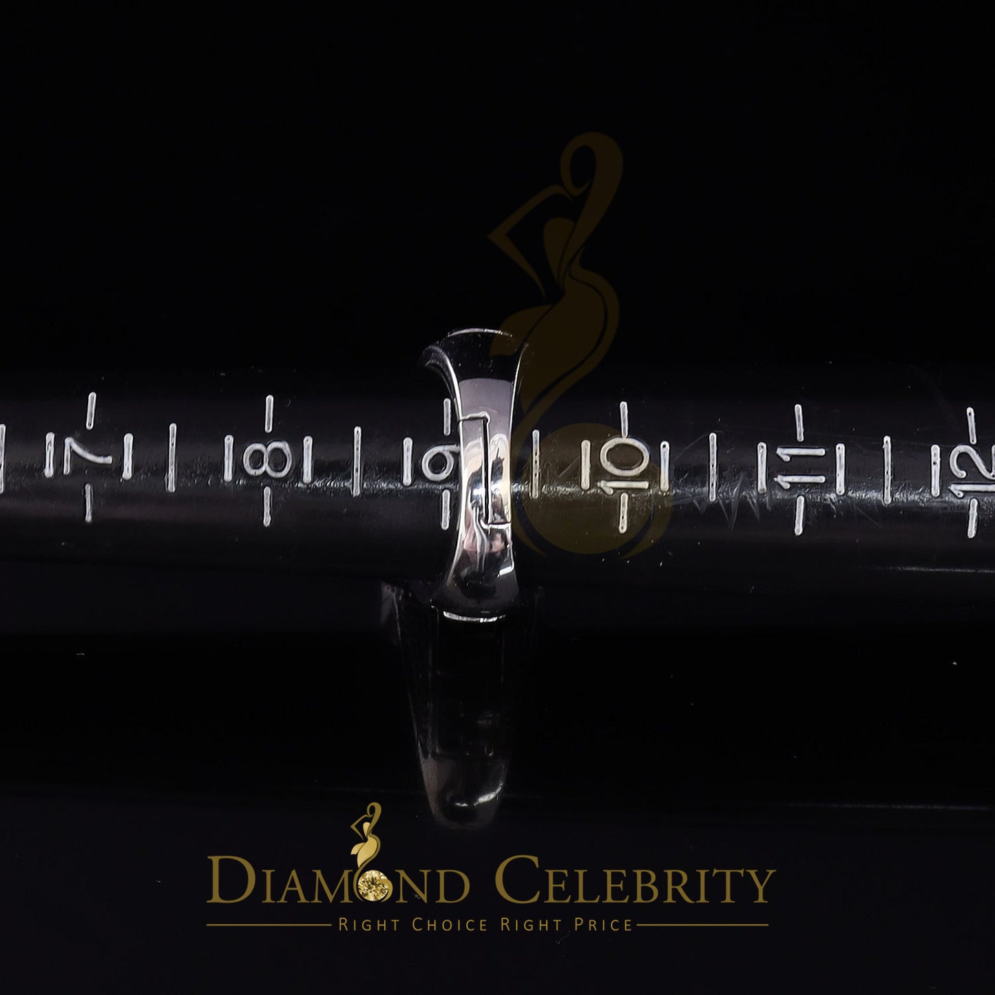 DiamondCelebritees 8.10ct White Silver Oval Cubic Zirconia Men Adjustable Ring From SZ 9 to 11