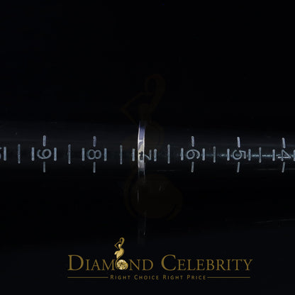 DiamondCelebritees 925 Sterling White Silver with Cubic Zirconia 2.75 ct Rectangle Ring Size 7