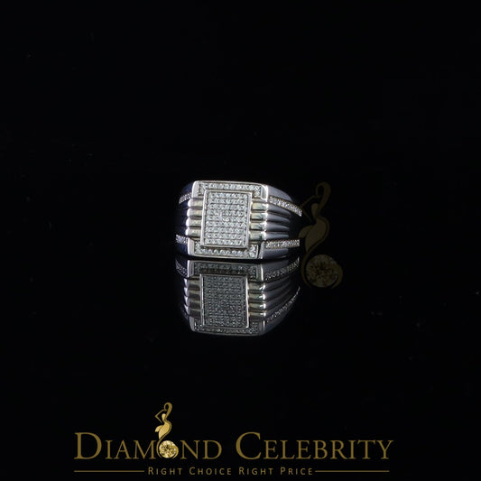 DiamondCelebritees 1.50ct Iced Out White Cubic Zirconia Fashion Luxury Big Ring For Men Size 11
