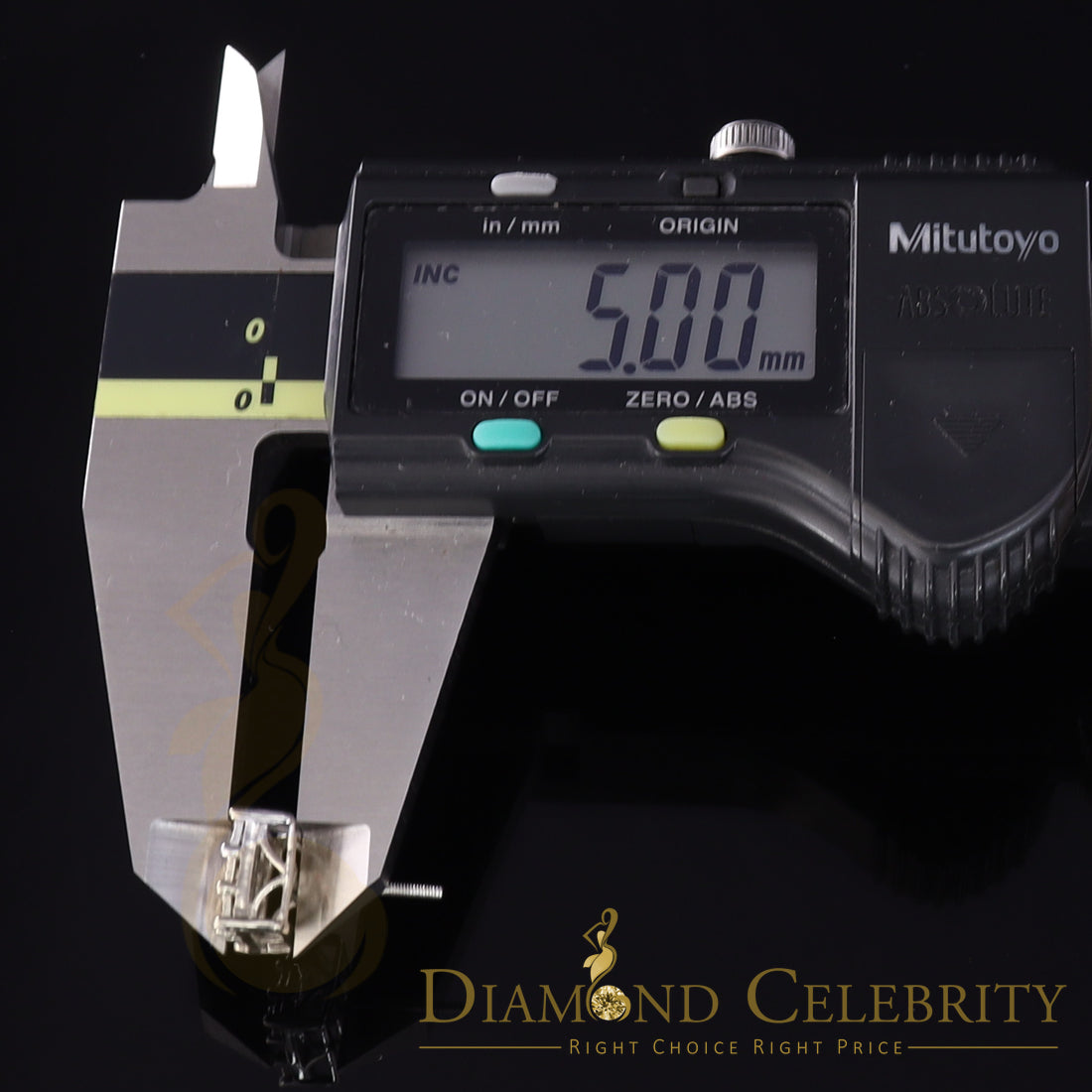 DiamondCelebritees 0.15ct Diamond Hip Hop Women's & Men's Stud Earrings 925 White Sterling Silver