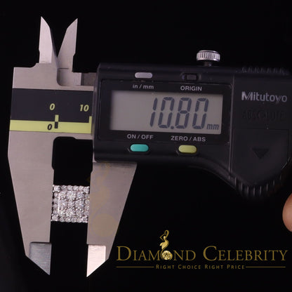 DiamondCelebritees 1.75ct Vvs 'D' Color Genuine Moissanite Stud SQUARE Earring10k Real Yellow Gold