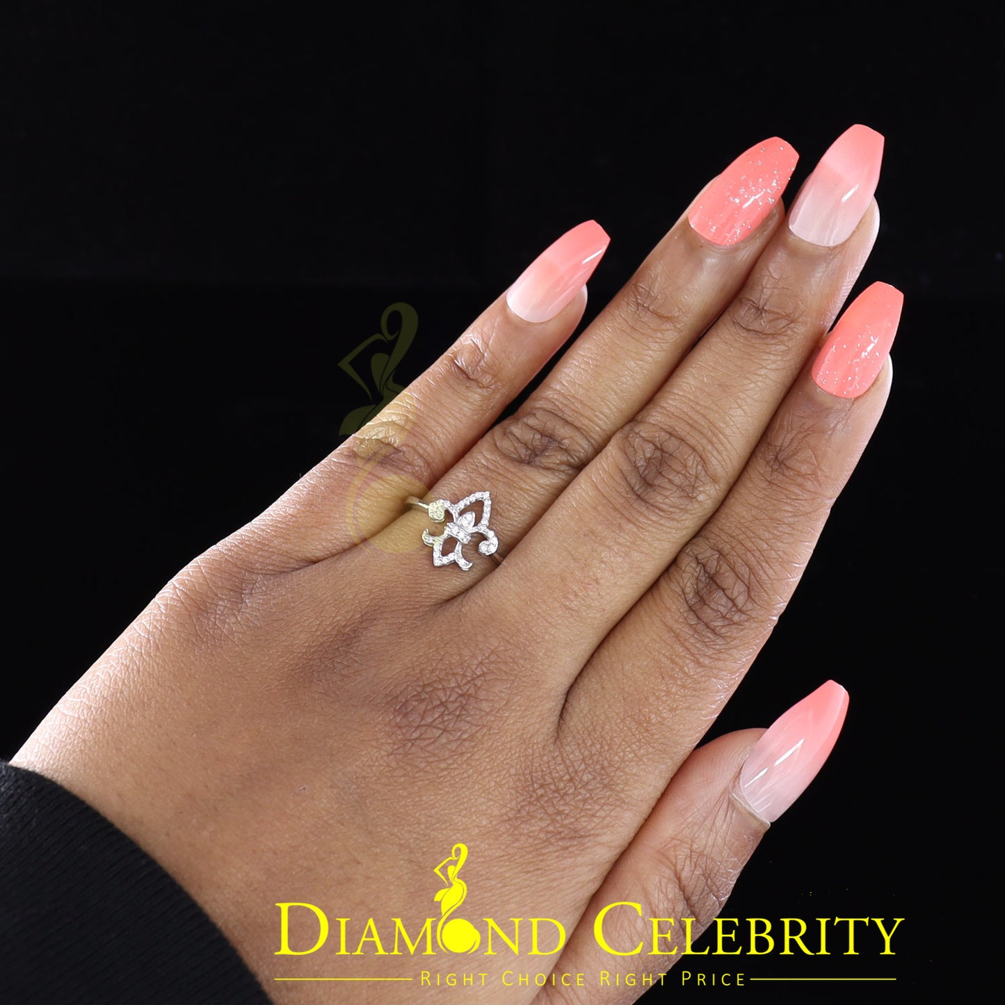 DiamondCelebritees White 925 Silver Saint 0.30ct Cubic Zirconia Womens Engagement Gifts Ring SZ 7