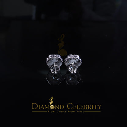 DiamondCelebritees Miracle Set 0.40ct Diamond 925 Silver White 11MM for Men's & Women Stud Earrings