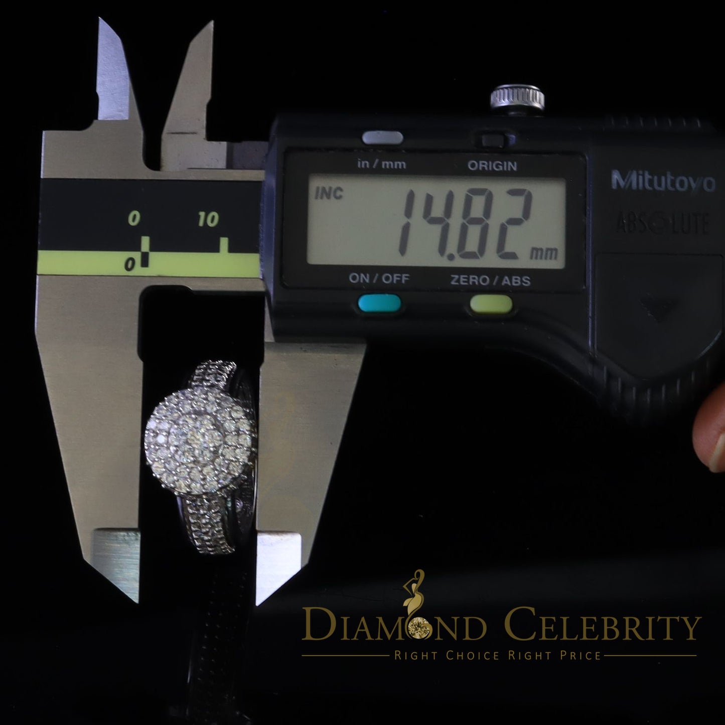 DiamondCelebritees White Cubic Zirconia 5.20ct Hip Hop Rapper Engagement Rings For Men Size 10