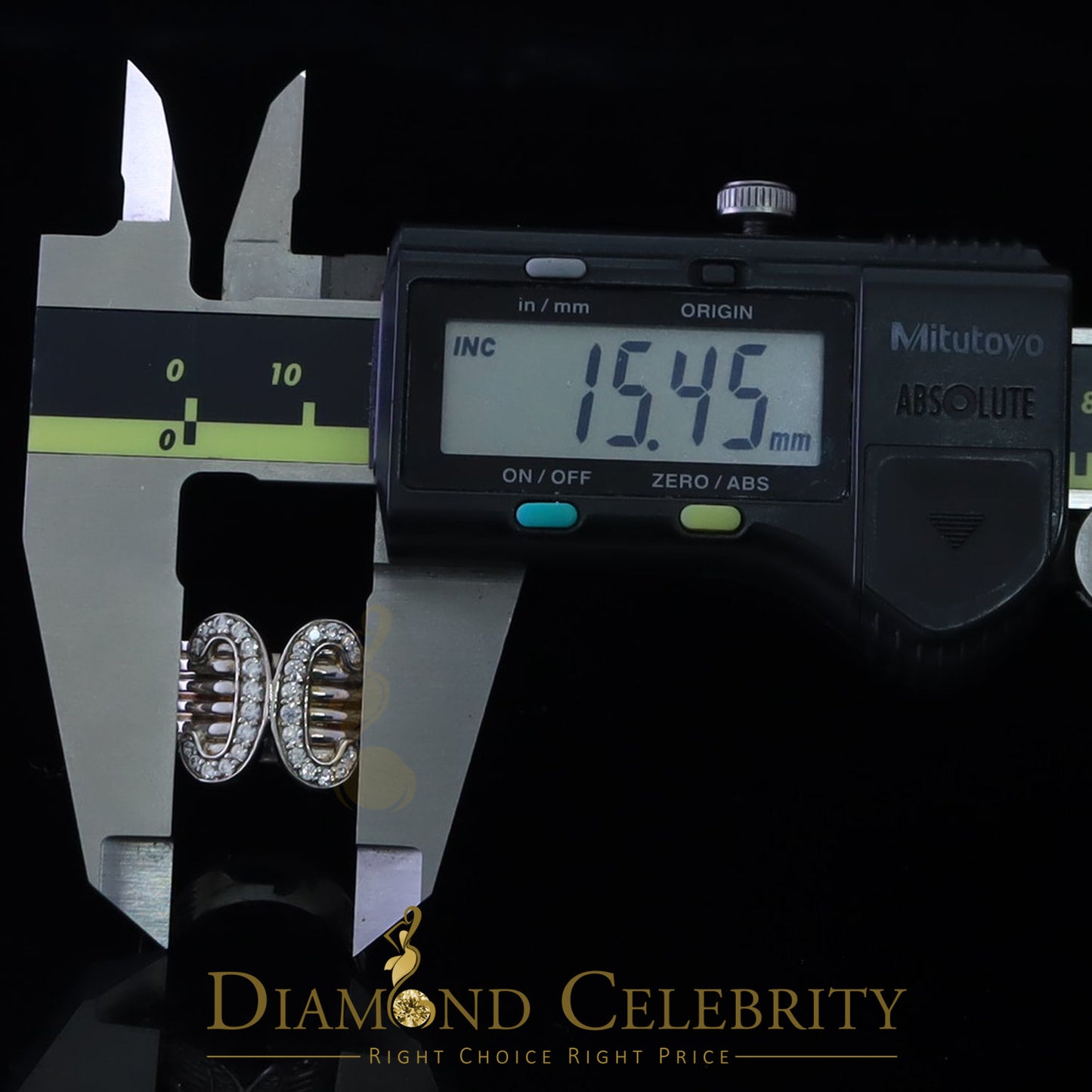 DiamondCelebritees 2.00ct Cubic Zirconia Sterling White Silver Engagement Women's Ring Size 8