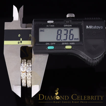 DiamondCelebritees 925 Women's 4.82ct Cubic Zirconia Yellow Silver Bridal Fashion Ring Sz 7