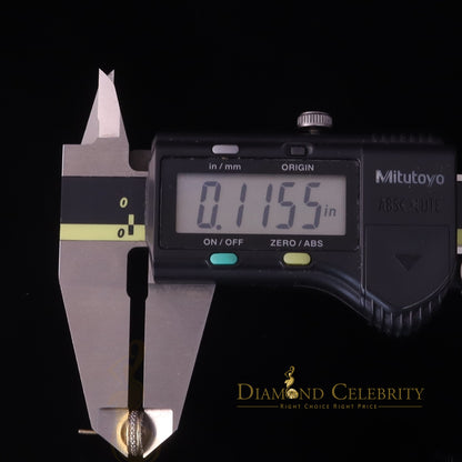 DiamondCelebritees 0.33ct Diamond 925 Sterling White Silver For Men's & Womens Stud Round Earring