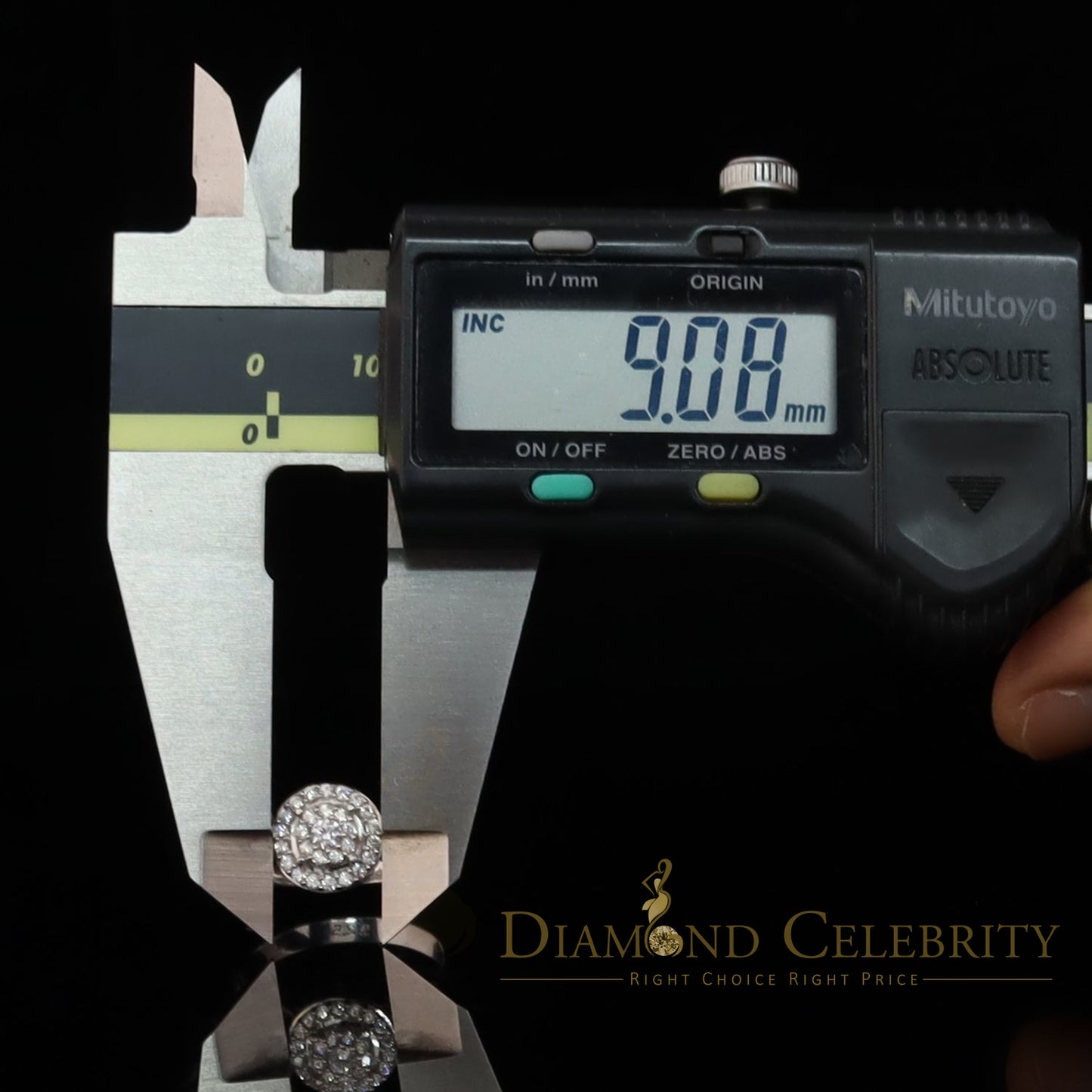 DiamondCelebritees 925 Women's White Silver 1.25ct CZ Round shape 2pcs Bridal /Engagement Ring SZ 7