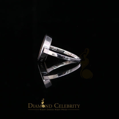 DiamondCelebritees Sterling 925 White Silver 0.30ct Round Cubic Zirconia Womens Ring Size 7