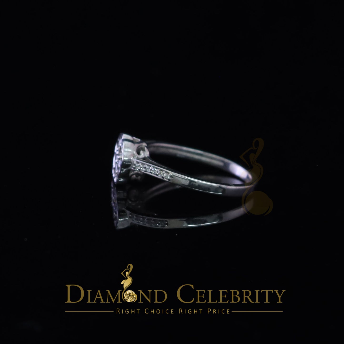 DiamondCelebritees 1.20ct Wedding White Ring For Women 925 Sterling Silver Cubic Zirconia Size 8