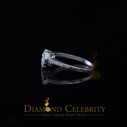DiamondCelebritees 1.20ct Wedding White Ring For Women 925 Sterling Silver Cubic Zirconia Size 8