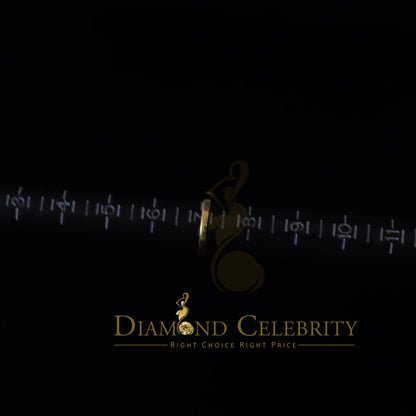 King Of Blings  10K Yellow Gold 2.00CT 'VVS' 'FL' D clr Oval Cut Moissonite Womens Ring S/7