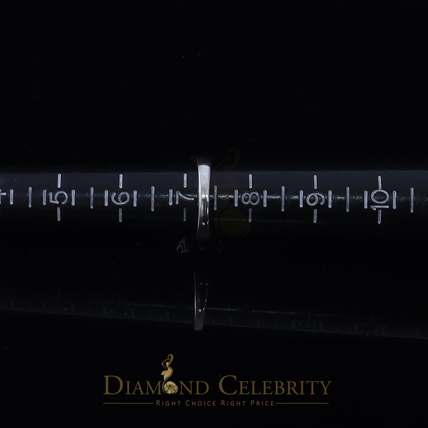 DiamondCelebritees 925 White Silver 2.10ct Cubic Zirconia Round Engagement For Women's Ring Size 07