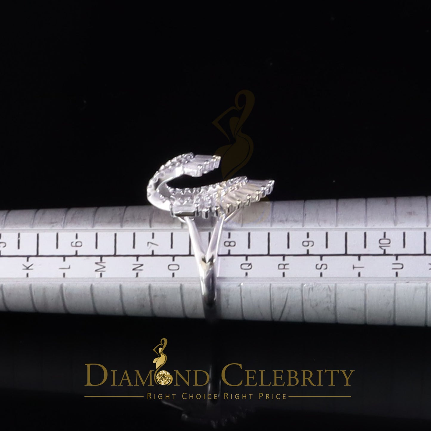 DiamondCelebritees 925 Sterling 1.25ct Cubic Zirconia White Silver Womens Ring Size 8