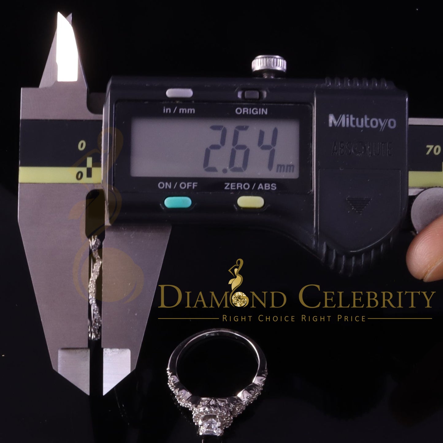 DiamondCelebritees 1.80ct Cubic Zirconia White 925 Sterling Silver Men's/ Women Bridal Rings Size 7