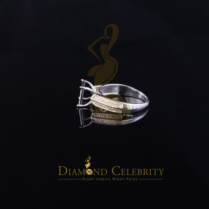 DiamondCelebritees 0.12CT Real Diamond 925 White Silver Engagement Womens promise Ring Sz 7