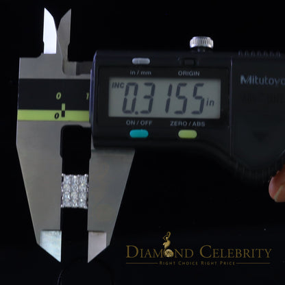 DiamondCelebritees 925 White Silver Square 1.10ct Cubic Zirconia Engagement Women's Ring Size 8