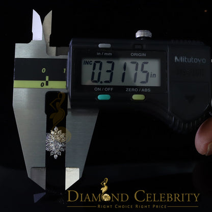 DiamondCelebritees  Diamond Celebrity 925 White Sterling Silver 129 Cubic Zirconia Bridal Ring SZ 8