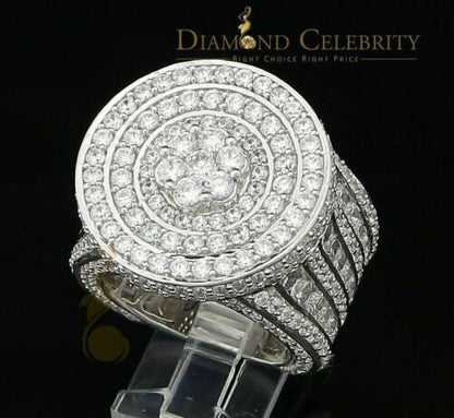 DiamondCelebritees 925 Sterling White Silver Cubic Zirconia 25.0ct Engagement Band Rings Men Size12