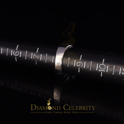 DiamondCelebritees 925 White Silver Square 1.10ct Cubic Zirconia Engagement Women's Ring Size 8