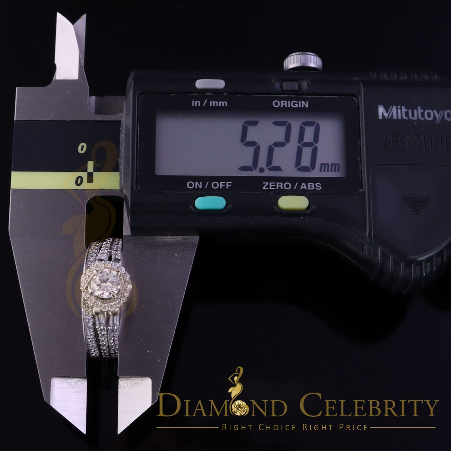 DiamondCelebritees 1.75ct Cubic Zirconia 925 White Silver Men;s/Womens Round Bridal Ring Size 7