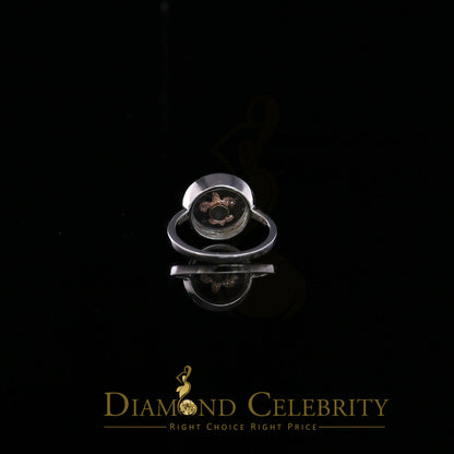 DiamondCelebritees White 0.50ct 925 Sterling Silver Fleur de lis Cubic Zirconia Women's Ring Size 7