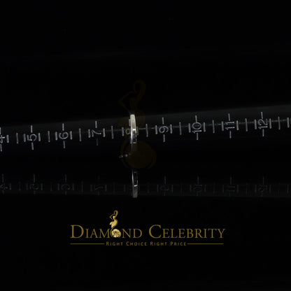 DiamondCelebritees White 925 Silver Virgin Mary Heart shape cutout Women Faith Protection Ring SZ 8