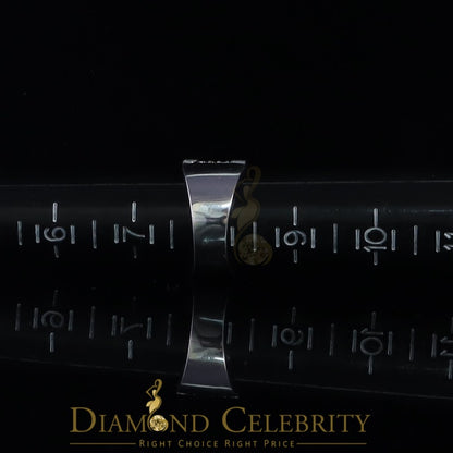 DiamondCelebritees White Cubic Zirconia 2.20ct Hip Hop Rapper Engagement Ring For Men's/Womens SZ 8