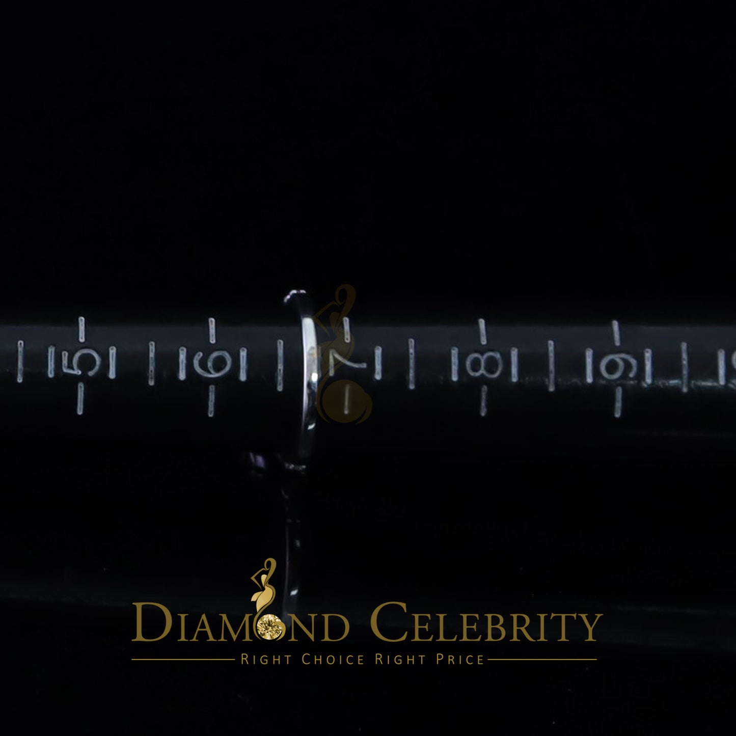 DiamondCelebritees 1.0CT 925 Sterling Silver White Ladies Ring Cubic Zirconia Ring Size 7