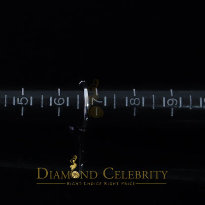 DiamondCelebritees 1.0CT 925 Sterling Silver White Ladies Ring Cubic Zirconia Ring Size 7