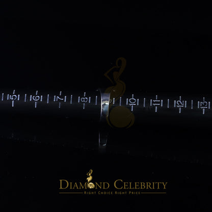 DiamondCelebritees Diamond Celebrity 6.0ct Cubic Zirconia White Silver Men's Square Ring Size 9