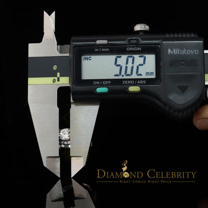 DiamondCelebritees 925 Women's White Silver 3.0ct CZ Centre 0.50ct Round Engagement Ring SZ 7