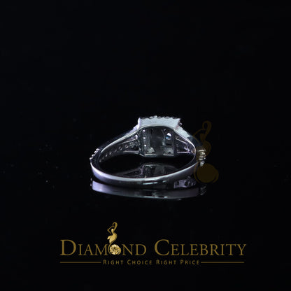 DiamondCelebritees 1.0CT 925 Sterling Silver White Ladies Ring Cubic Zirconia Ring Size 7