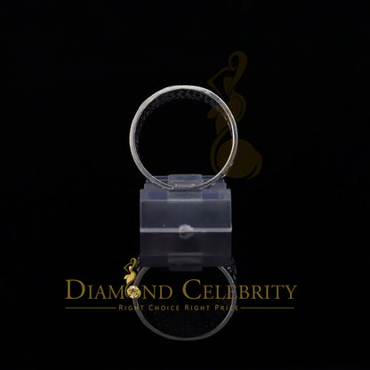 DiamondCelebritees White 925 Sterling Silver Lucky Solid Good Luck Women's Ring SZ 7