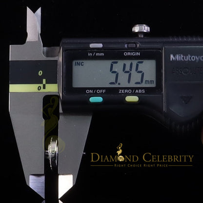 Diamondcelebritees 2.50ct VVS D Moissanite Diamond Cut Stud Earring Women & Men White 925 Silver