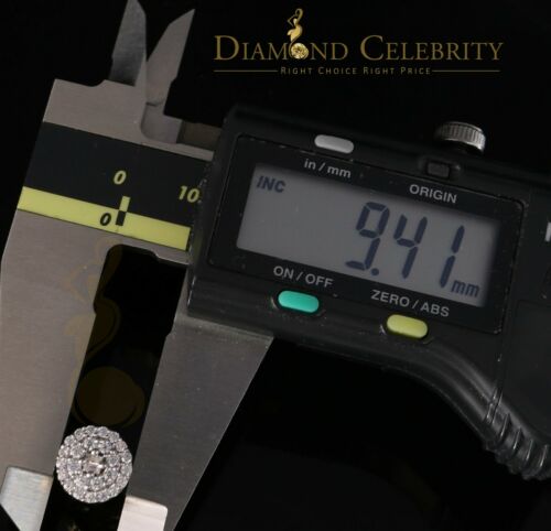 DiamondCelebritees  925 Yellow Sterling Silver 1.86ct Cubic Zirconia Round Women's Stud Earrings