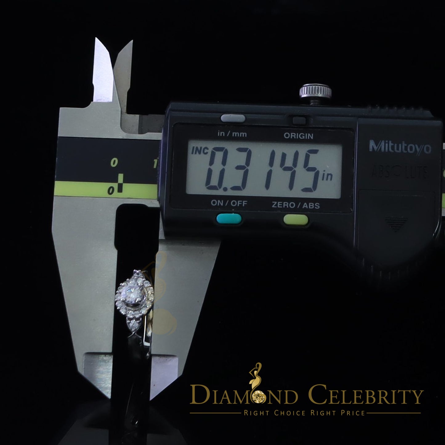 DiamondCelebritees 925 Silver Sterling White 1.50ct CZ Wide Flower 7 stone Women's Ring Size 7