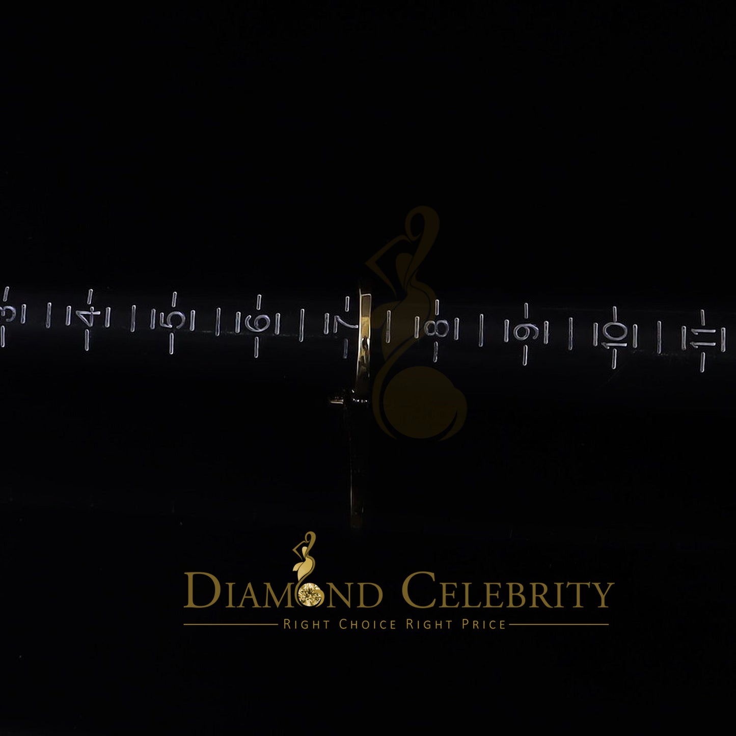 King Of Blings  10K Yellow Gold 2.00CT 'VVS' 'FL' D clr Emerlard Cut Moissonite Womens Ring S/7