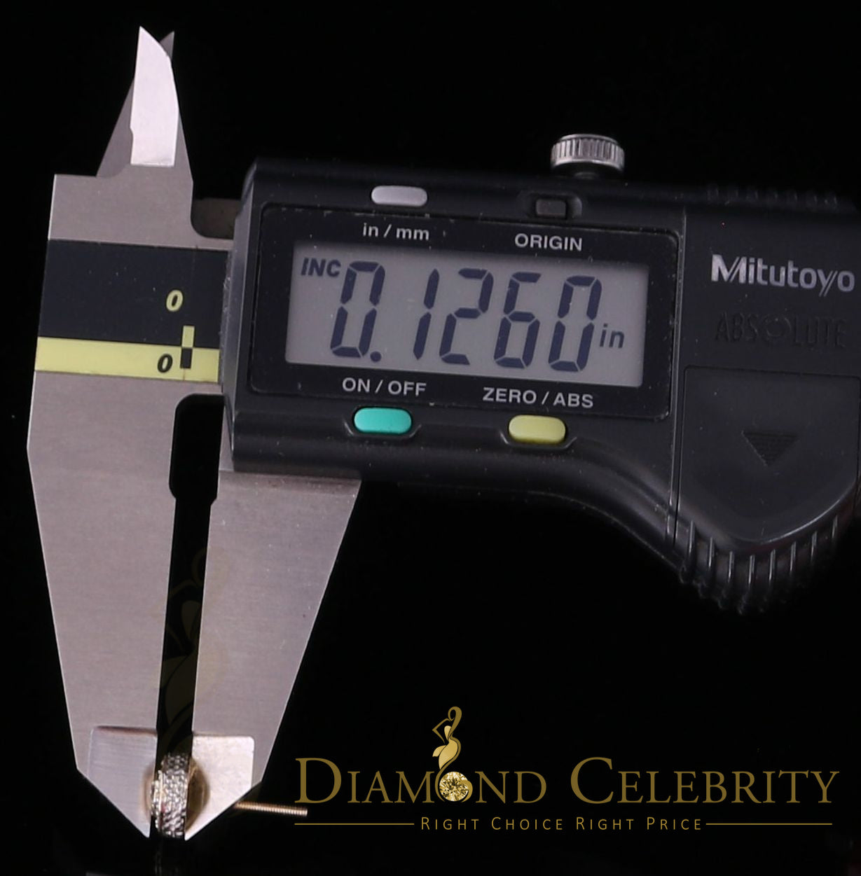 DiamondCelebritees Women's Stud In 925 Yellow Sterling Silver 0.10ct Diamond Stud Men's Earrings