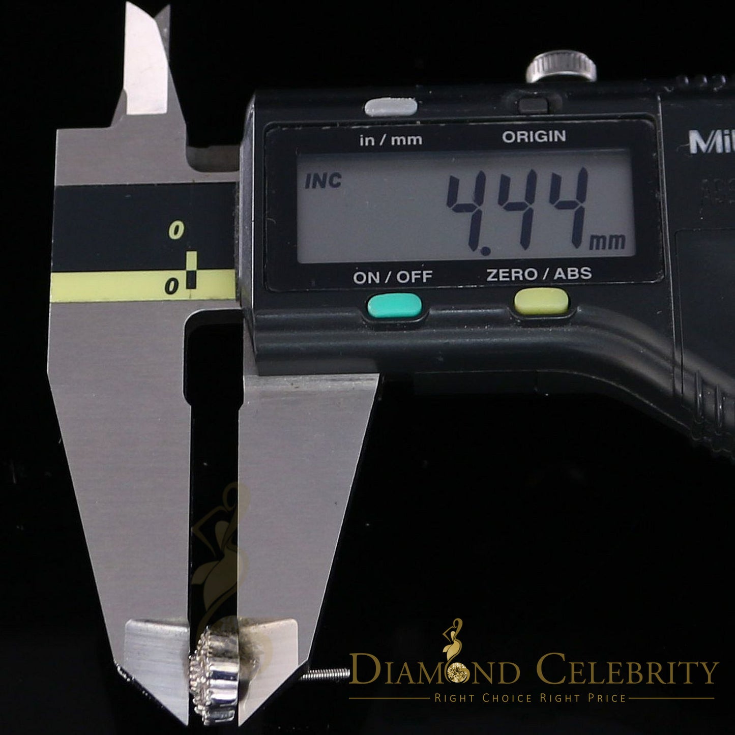 DiamondCelebritees 0.10ct Diamond 925 Sterling Silver White Floral Earrings For Men's & Women's