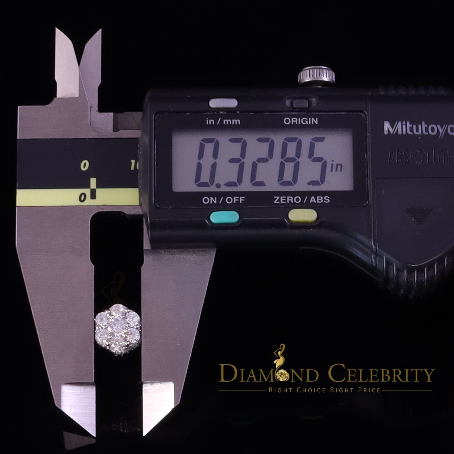 DiamondCelebritees  1.50ct Cubic Zirconia 925 White Silver Sterling Hip Hop Floral Women's Earrings