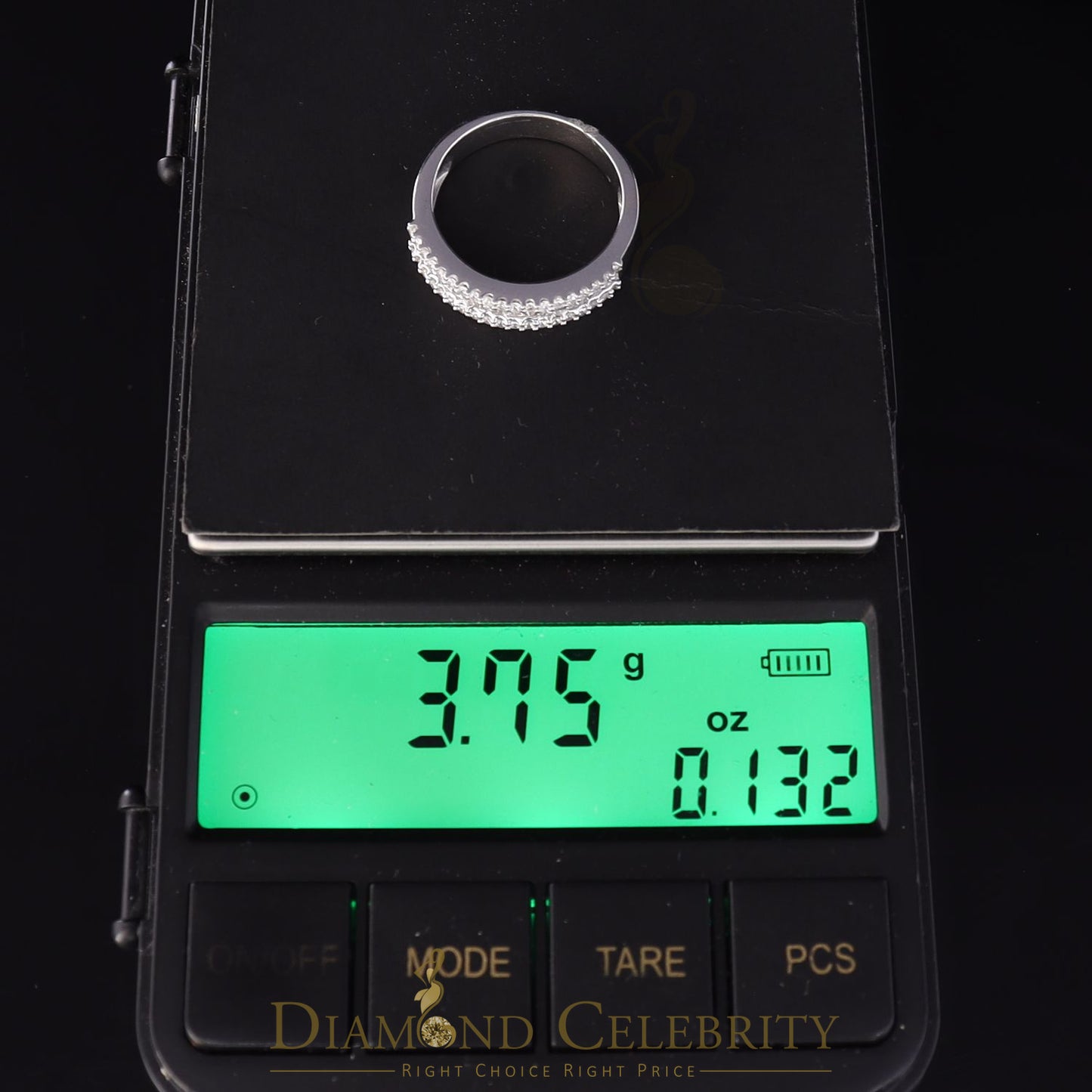 DiamondCelebritees 4.00ct Cubic Zirconia Sterling 925 Silver White Womens Engagement Ring Size 8