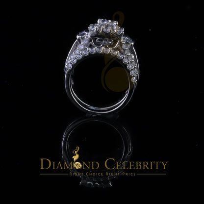 DiamondCelebritees 925 Sterling White 5.00ct Cubic Zirconia Silver Wedding Fashion Womens Ring SZ 7