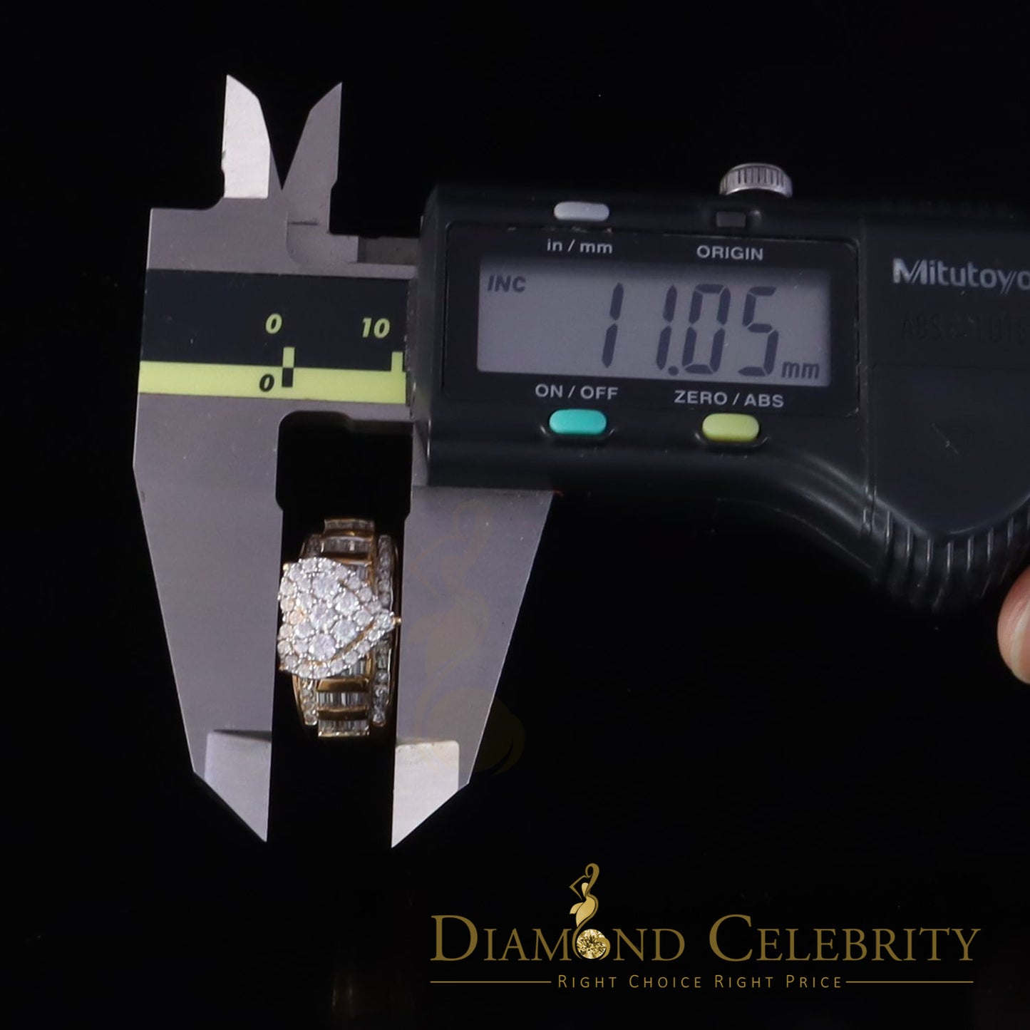 DiamondCelebritees New Women Heart Cindarella Ring 925 Yellow Silver1.20ct VVS D Clr.Moissanite SZ7