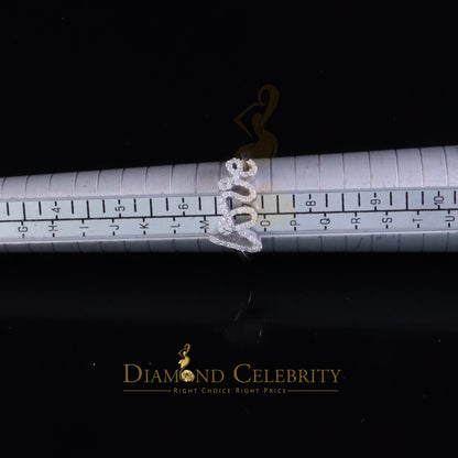 DiamondCelebritees 'Love' Rings SZ 7 for Women White 925 Sterling Silver 0.33ct VVS 'D' Moissanite
