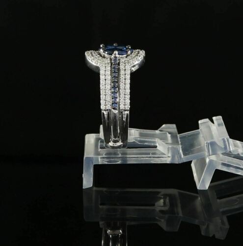 DiamondCelebritees 925 Sterling White Silver 2.50ct Floral Shape Cubic Zirconia Womens Ring SZ 6.5